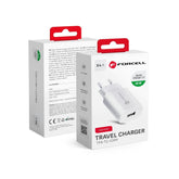 Laadija FORCELL TFK-TC-1099 USB-A QC3.0 2,4A 18W (valge)